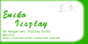 eniko viszlay business card